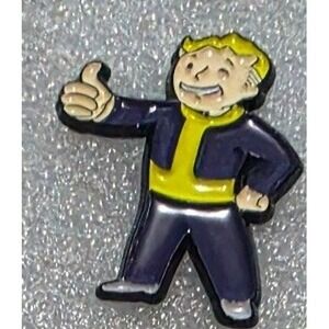 Fallout Vault Boy Thumbs Up Enamel Pin Bethesda Video Game Collectible Pin